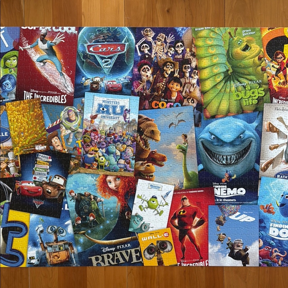 Disney Pixar Movie Collage Puzzle
